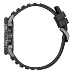 Load image into Gallery viewer, Citizen Marine Crono AT2565-05E - cinturino silicone nero - cassa acciaio nera - quadrante nero con ghiera nero e bianca