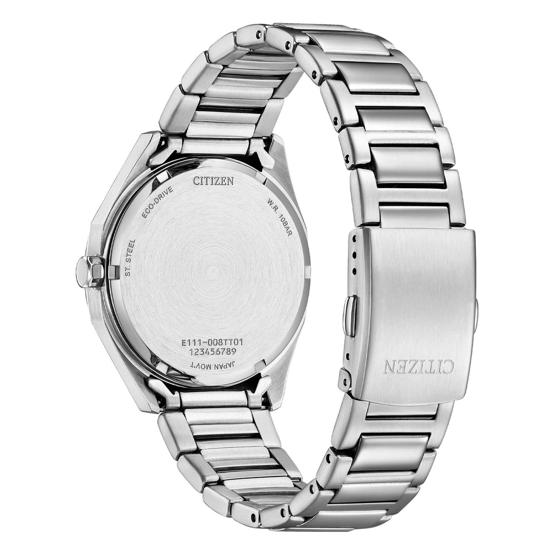 Citizen Metropolitan Unisex BM7620-83E - bracciale metallo - cassa acciaio - quadrante nero con datario - fondello