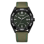 Citizen Metropolitan Sport BM7635-01X - cinturino e quadrante verde - cassa nero