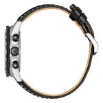 Load image into Gallery viewer, Citizen Racing Crono CA4717-06E - cassa acciaio - cinturino in pelle nero - quadrante nero con crono e datario