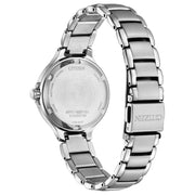 Citizen Lady Super Titanio EW2681-81L - bracciale e cassa in titanio - quadrante blu con un diamante e datario - fondello