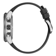 Citizen Land U822 JV1007-07E - cassa acciaio - cinturino caucciù nero - quadrante nero multifunzione