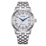 Load image into Gallery viewer, Citizen Classic Automatic NJ0210-56A - bracciale e cassa acciaio - quadrante argento con datario