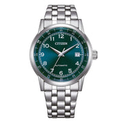 Citizen Classic Automatic NJ0210-56M - bracciale e cassa acciaio - quadrante blu con datario
