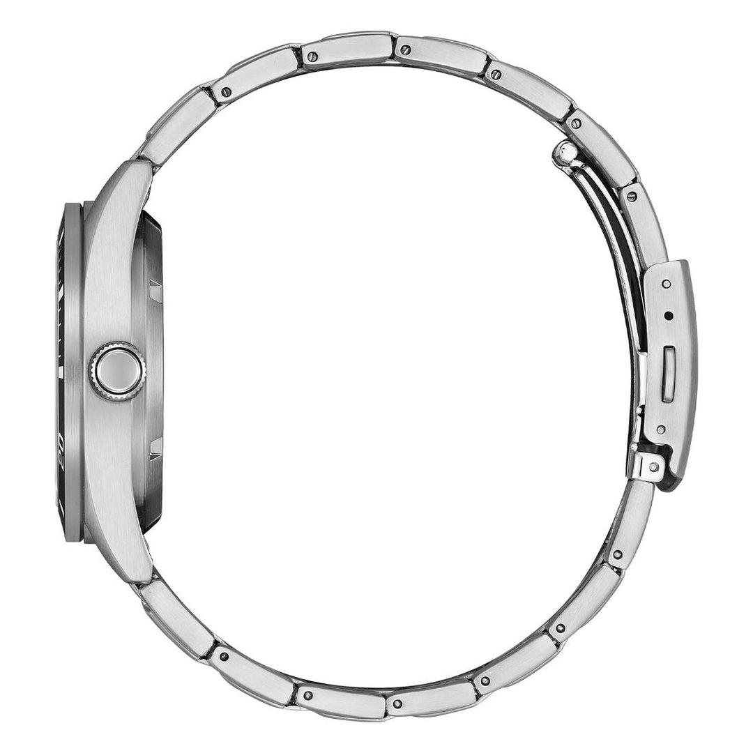 Citizen Marine Mechanical 38mm NJ0221-50E - bracciale e cassa acciaio - quadrante nero con datario