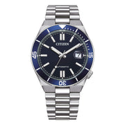 Citizen Tsuyosa Shore NJ0230-59L - bracciale e cassa acciaio - quadrante e ghiera blu - datrario