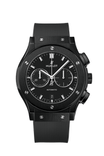 Load image into Gallery viewer, Hublot Classic Fusion Chronograph Black Magic 541.CM.1171.RX - cinturino caucciù nero - cassa ceramica nera  quadrante nero con cronografo e datario
