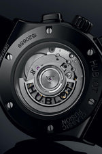 Load image into Gallery viewer, Hublot Classic Fusion Chronograph Black Magic 521.CM.1171.RX - fondello con movimento a vista