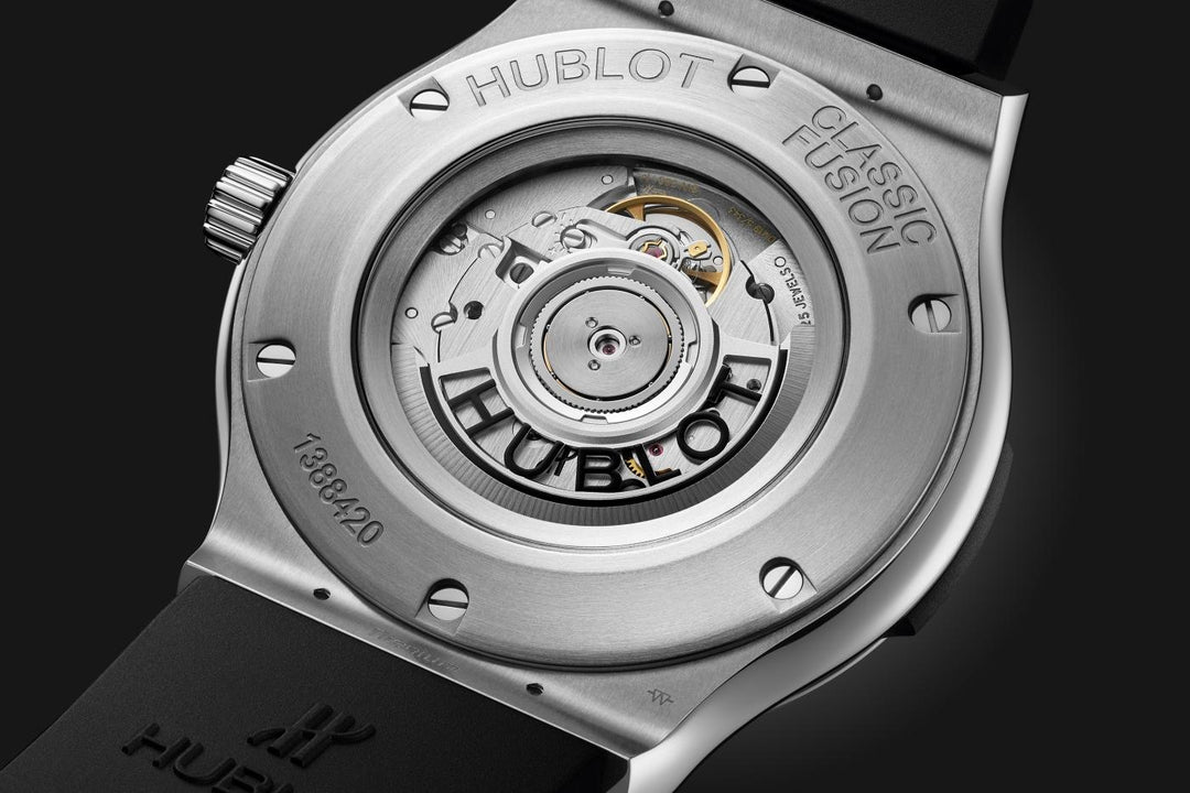 Hublot Classic Fusion Titanium 511.NX.1171.RX - fondello con movimento a vista