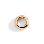 Load image into Gallery viewer, Componente rondelle in oro rosa 9K, con superficie lucida e design essenziale.
