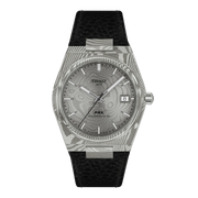 Tissot PRX 38mm Acciaio di Damasco T137.807.96.081.00 - cinturino nero - cassa e quadrante grigio