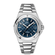 IWC Ingenieur Automatic 35 IW324907 - bracciale e cassa acciaio - quadrante blu con datario