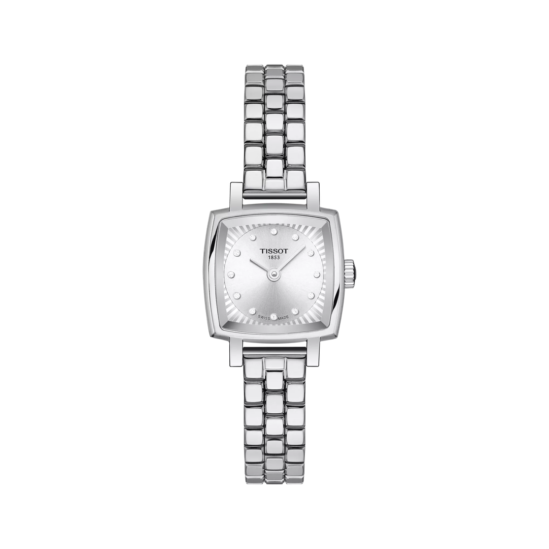 Tissot Lovely Square T058.109.11.036.01 - bracciale e cassa acciaio - quadrante argento
