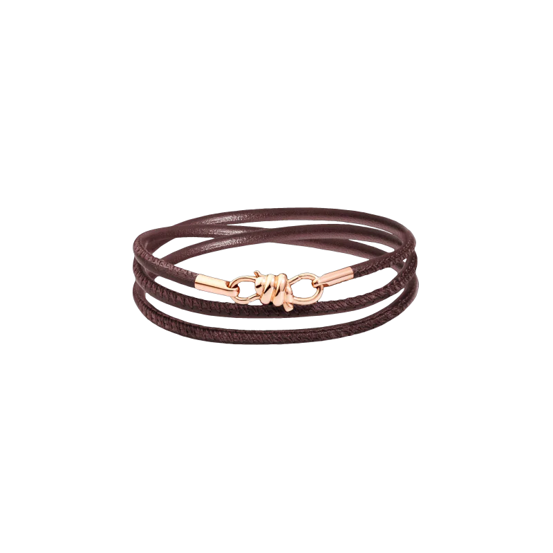 Bracciale Nodo Marrone