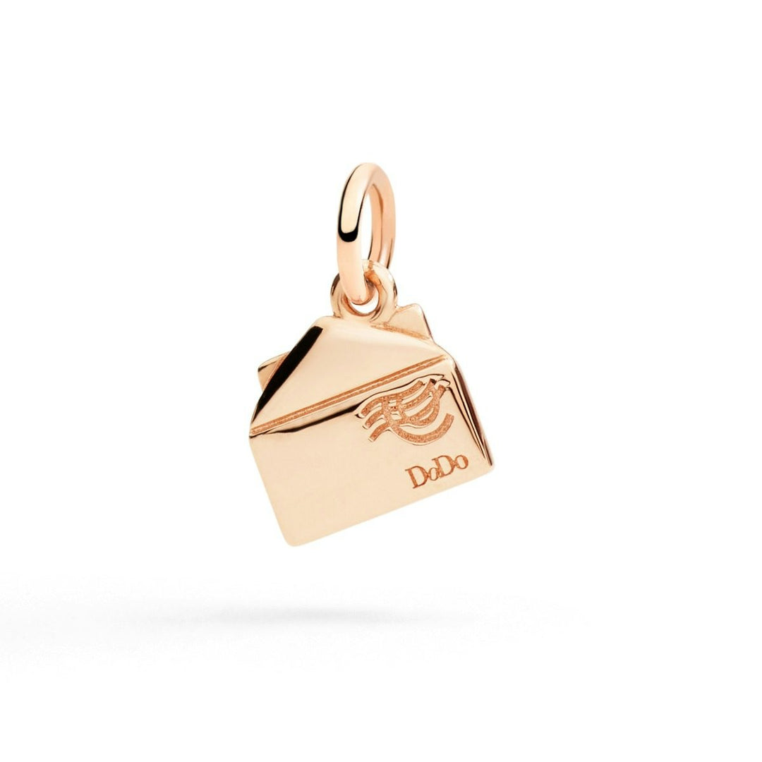 DoDo Ciondolo lettera oro rosa e diamante DMC6020-LETER-DB09R