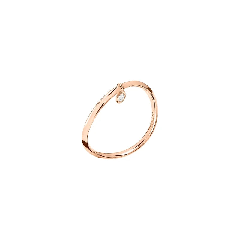 DoDo Anello essentials in oro rosa e diamante DAC2010-ESSEN-DB09R