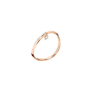 DoDo Anello essentials in oro rosa e diamante DAC2010-ESSEN-DB09R