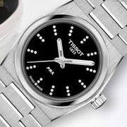 Tissot PRX 25mm T137.010.11.056.00 - bracciale e cassa acciaio - quadrante nero con indici argentati
