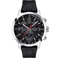 Tissot PRC 200 43mm T114.417.17.057.00 - cinturino e quadrante nero - cassa acciaio