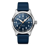 IWC Pilot’s Watch Mark XX Le Petit Prince IW328221 - cassa acciaio - cinturino gomma blu - quadrante blu con datario