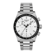 Tissot PR516 40mm T149.417.11.011.00 - bracciale e cassa acciaio - quadrante bianco con cronografo