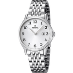 Load image into Gallery viewer, Festina Classic F16748/1 - bracciale e cassa acciaio - quadrante argento con datario