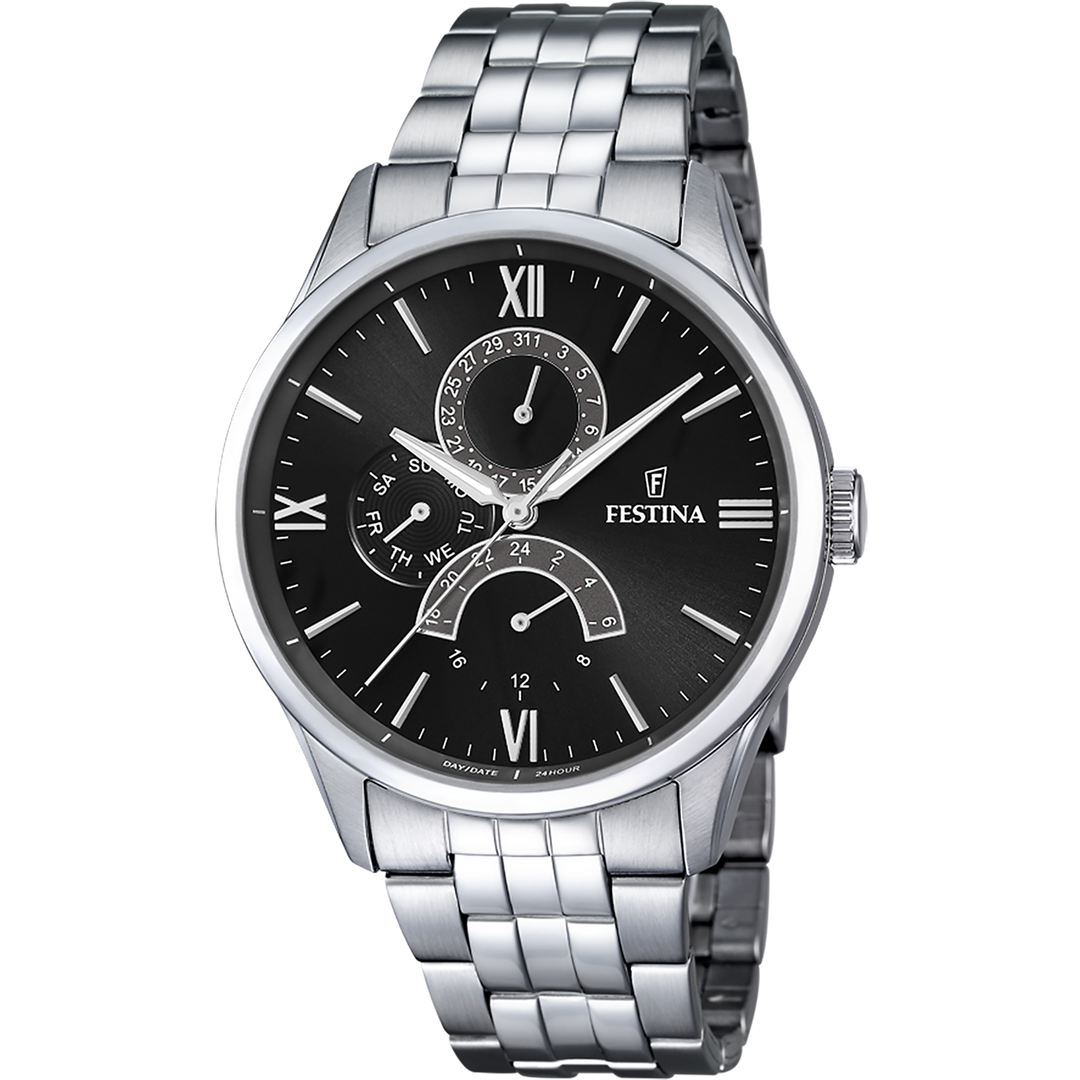 Festina Retro F16822/4 - multifunzione - nero 