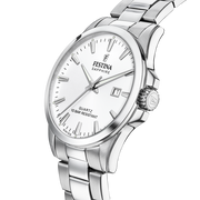 Festina Classic F20024/2 - bracciale e cassa acciaio - quadrante argento con datario