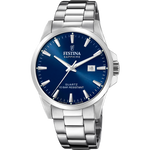 Load image into Gallery viewer, Festina Classic F20024/3 - bracciale e cassa acciaio - quadrante blu con datario
