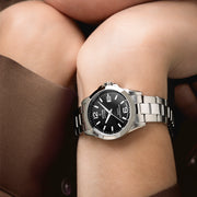 Festina Classics F20049/6 - bracciale e cassa acciaio - quadrante nero con datario - polso