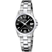 Festina Classics F20049/6 - bracciale e cassa acciaio - quadrante nero con datario