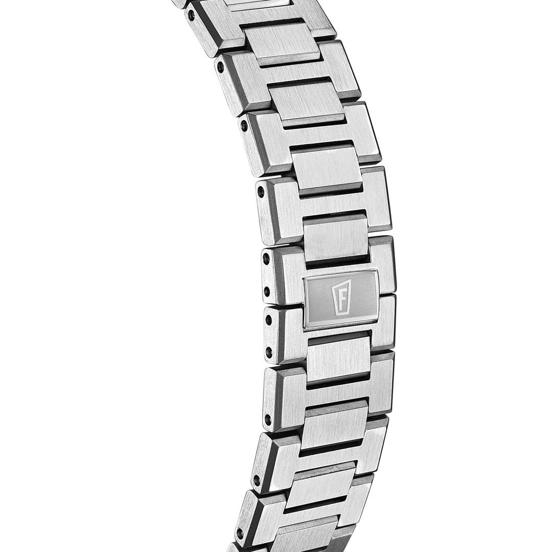 Festina Rivé F20051/4 - bracciale e cassa acciaio - quadrante blu cn datario