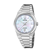 Festina Rivé F20052/1 - bracciale e cassa acciaio - quadrante madreperla con datario