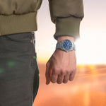 Load image into Gallery viewer, Festina Dune F20073/3 - bracciale e cassa acciaio - quadrante blu con datario e effetto onde