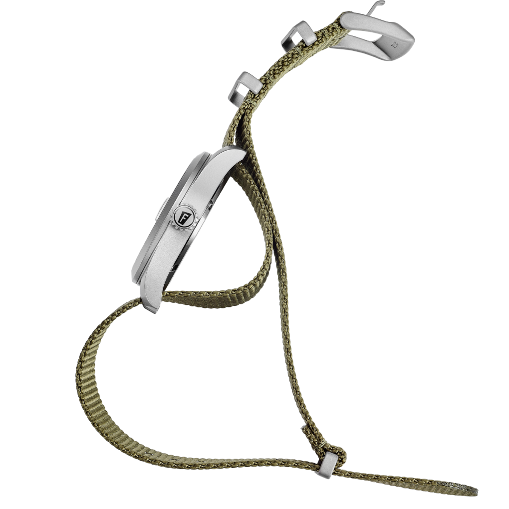 Festina Field F20082/1 - cassa acciaio - quadrante beige con datario - cinturino nylon verde scuro