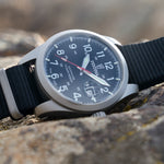 Load image into Gallery viewer, Festina Field F20082/3 - cinturino nylon nero - cassa acciaio - quadrante nero con datario
