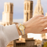 Load image into Gallery viewer, Festina Classic steel F20088/2 - bracciale acciaio/oro giallo - cassa acciaio  quadrante oro con datario - polso
