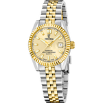 Load image into Gallery viewer, Festina Classic steel F20088/2 - bracciale acciaio/oro giallo - cassa acciaio  quadrante oro con datario