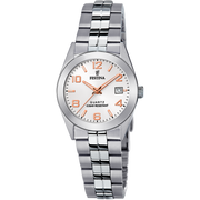 Festina Classic F20438/4 - bracciale e cassa acciaio - quadrante argento con datario