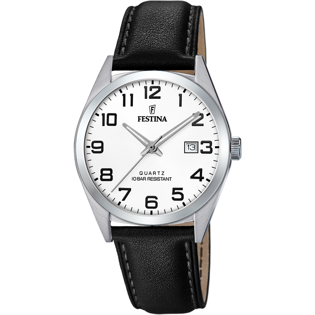 Festina Classics F20446/1 - bianco - cinturino pelle