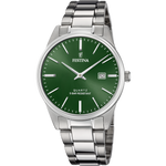 Load image into Gallery viewer, Festina Classic F20511/5 - bracciale e cassa acciaio - quadrante verde scuro con datario
