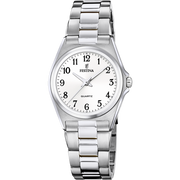 Festina Classic F20553/1 - bracciale e cassa acciaio - quadrante argento