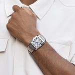 Load image into Gallery viewer, Festina On the Square F20677/1 - cassa e bracciale acciaio - quadrante argento - datario - polso