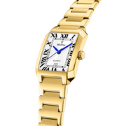 Festina On the square F20680/1 - bracciale e cassa oro giallo - quadrante bianco con datario
