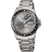 Festina Titanium F20698/1 - bracciale e cassa titanio - quadrante grigio con datario
