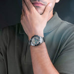 Load image into Gallery viewer, Festina Ceramic F20703/1 - bracciale, cassa e quadrante grigi - cronografo e datario - polso