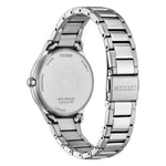 Load image into Gallery viewer, Citizen Lady FE6121-67L - bracciale e cassa acciaio - quadrante azzurro con datario - fondello