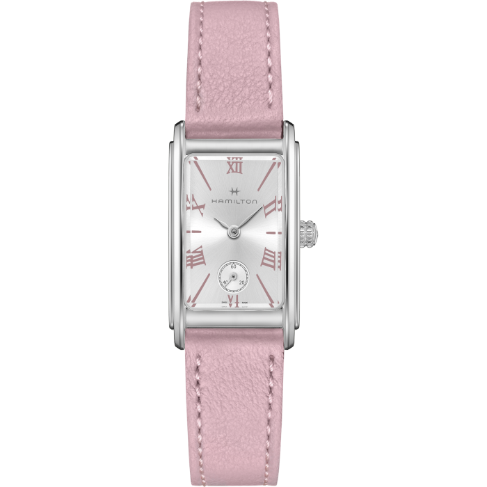 Hamilton American Classic Ardmore Quartz H11221853 - cassa acciaio - cinturino rosa in pelle - quadrante argento