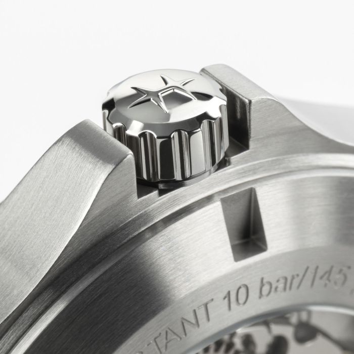 Hamilton Khaki Field King Day-date H64475140 - bracciale e cassa acciaio - quadrante blu con datario