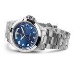 Load image into Gallery viewer, Hamilton Khaki Field King Day-date H64475140 - bracciale e cassa acciaio - quadrante blu con datario
